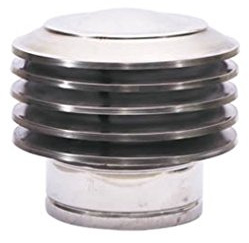 Lamellenhaube Lamellenaufsatz Lamellenabdeckung Lamellenhut Kamin Edelstahl Hut Schornsteinabdeckung Schornsteinaufsatz Schornsteinhut Kaminabdeckung Kaminaufsatz Kaminhut Kaminlamellenaufsatz (125mm)