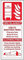 VSafety 11008AC-R'Fire Blanket ID' Schild, Hochformat, 75 mm x 200 mm, 3 Stück
