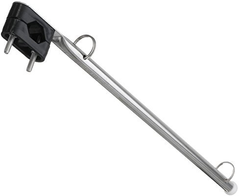 Forspero 39cm Stainless Steel Marine Flag Staff Pole Rail Mount For Yachts Boats