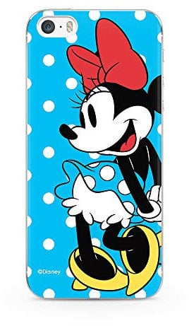 ERT GROUP mobile phone case for Apple Iphone 5/5S/SE original and officially Licensed Disney pattern Minnie 034 optimally adapted to the shape of the mobile phone, case made of TPU
