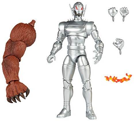 Hasbro Marvel Legends Series 15 cm große Ultron Action-Figur, Premium Design, enthält 5 Accessoires und Build-A-Figure-Teil Mehrfarbig