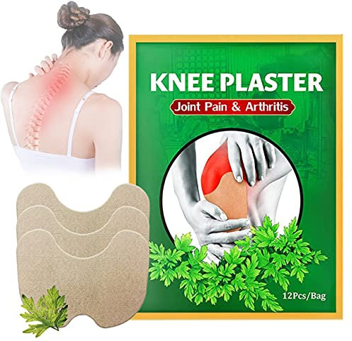 Self Heating Warming Meridians Patch, Wormwood Extract Sticker, Fast Penetration, Lasting Effect for Muscle Pain, Knee Joint Pain, Rheumatoid Arthritis, Bone Hyperplasia