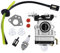 CYWVYNYT Vergaser für Motorsense 52 cc 49 cc 43 cc, Carbu-Set mit Dichtung, Schlauch, Zündkerze und Benzinfilter