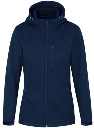 JAKO Damen Softshelljacke Premium, Marine, 34