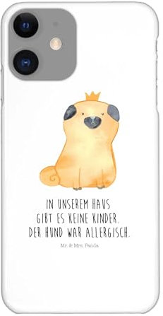 Mr. & Mrs. Panda Handyhülle passend für iPhone 11 Handyhülle, Weiß