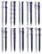 Yalulu 10 Stück Kugelschreiber Epoxidharz Formen, Stifte Silikonform Harzformen, Kugelschreiber Silikonformen Epoxidharz Stift Silikonform für DIY Stift Kerze (Silikonform)