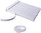 Tuokay 100 PCS Sangles Câble, Réutilisables et Reglable Serre Cable en Nylon, Organisateur Rangement Cable pour Attacher Les Câbles, Gaines, Fils PC, Fils Électriques (Blanc)