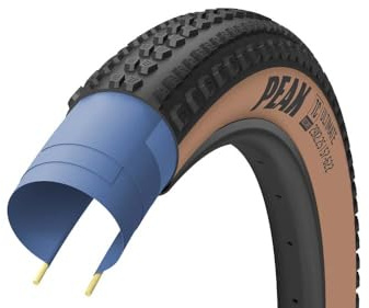Goodyear Unisex Adulto 0810432031660 Peak Ultimate TUBELESS Complete 29X2.25 TAN, Beige/Nero, 29x2