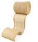 D.RECT Toile de Jute Rouleau Brun 10x500cm - Ruban Jute Naturel pour la Fleuristerie et la Décoration - Rouleau Toile de Jute Les Emballages Cadeaux