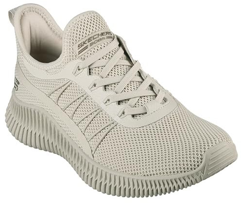 Skechers Damen BOBS GEO New Aesthetics Sneakers,Sports Shoes, Taupe, 37 EU