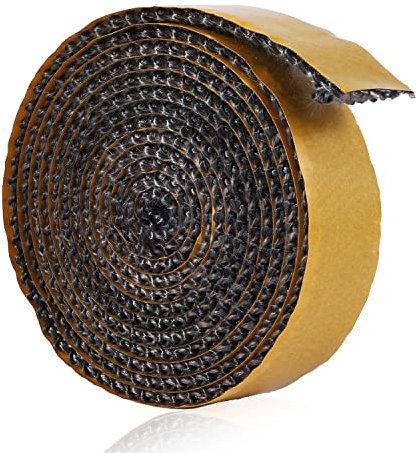 Fireplace Tape Seal, 1x1/8x79 Self-Adhesive Fiberglass Rope Seal Wood Stove Gasket Flat Gasket Tape for Fireplace Stoves, Heat-Resistant 550 Celsius Degree