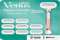 Gillette Venus Rasoir Pour Femmes Aux Peaux Sensibles Pro Smooth Sensitive, Manche Réutilisable, 9 Cartouches De Recharge A 5 Lames, Bande Lubrifiante Pour Protéger Contre L’Irritation Au Rasage