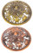 Levemolo 2 Stück Weihrauchbrenner Abdeckungen Kerzenglas Deckel Exquisite Aromakerzen Aufsätze Duftkerzenabdeckung Räuchergefäß-Abdeckung Geschmücktes Zubehör Dekorative Kerze Vintage-Zubehör Gusseise
