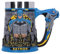 Nemesis Now Batman The Caped Crusader Tankard 15,5 cm, resina, producto oficial de DC, taza de cerveza Batman, fundida en la mejor resina, pintada a mano por expertos, inserto extraíble