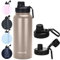 Hydrate Insulated Water Bottle 1L - Durable Stainless Steel Water Bottle for Optimal Temperature Control - Vacuum Double Wall Technology, Hot & Cold Drink Storage