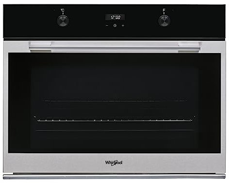 Whirlpool W7 OM75 89 L A Nero, Acciaio inossidabile