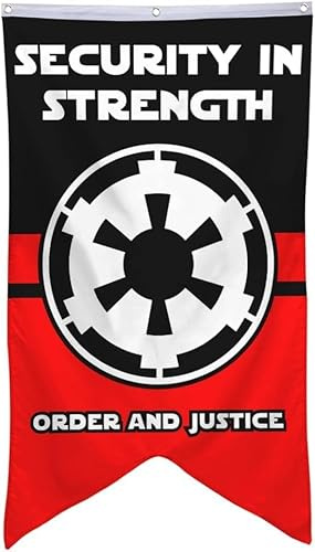 Yanbooch The Galactic Empire Banner Flagge Männerhöhle Schlafzimmer Home Office Party Dekor 76,2 x 127,7 cm