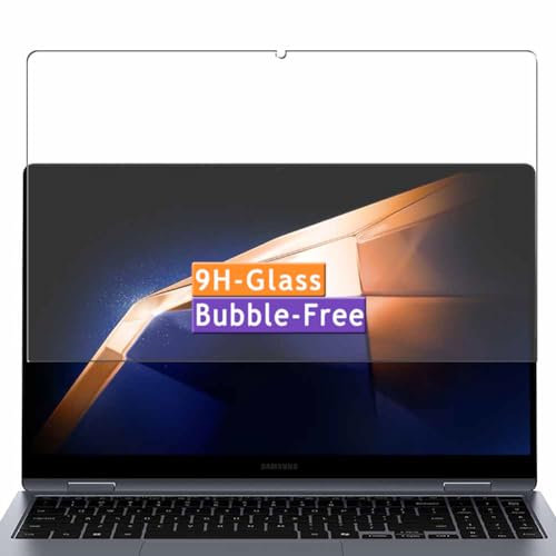 Vaxson Tempered Glass Screen Protector, compatible with Samsung Galaxy Book 4 360 NP750QGK 15.6 Laptop Visible Area, 9H Film Protectors Guard