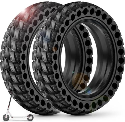 BANGTING 2PCS 50/75-6.1 E Scooter Solid Reifen, 8.5x2 zoll Vollgummireifen, 8 1/2 x2 Ersatzreifen für Xiaomi Pro 2 / M365 / M365 Pro / 1S / 3/3 Lite/Essential und alle 8,5 Zoll Scooter Reifen