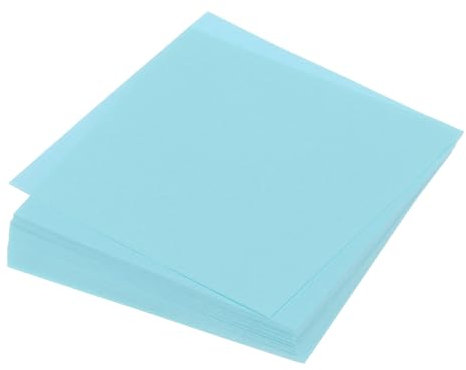 QUARKZMAN 100 Blatt Origami-Papier beidseitig hellblau 7,5 x 7,5 cm 70 g/m² quadratische Faltblätter für Kunsthandwerk, Anfänger, Geschenkdekoration