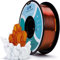 ZIRO PLA Filament 1.75mm, Transluzentes 3D Drucker Filament Kompatibel mit Den Meisten FDM 3D Druckern, 1KG(2.2lbs) Spule, Maßgenauigkeit +/- 0.03mm, Transluzentes Caramel