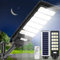 600W LED Réverbères Lampadaire Solaire Exterieur avec Télécommande, 6500K 576 LEDs Reverbere Solaire Exterieur Détecteur de Mouvement IP65 Etanche LED Réverbères Solaire pour Parking Patio Rue