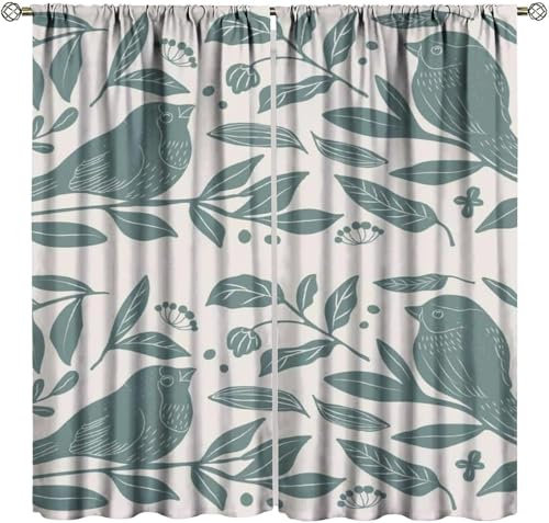 3D Vorhänge Wohnzimmer Blickdicht Gardinen 220 (B) X 215 (H) cm Tierkarikatur Verdunkelungsvorhang Kinderzimmer Thermovorhang Fensterdekoration Polyester Vorhänge Für Schlafzimmer 9426351035446