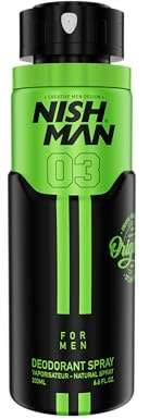Nishman Fragrances Body Spray Deodorant for Men - 200 ml | For Instant Freshness | Long Lasting Smell | Quick Dry Formula (03 Citrus Vanilla)