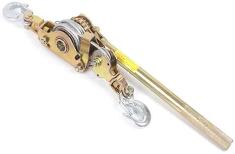 Treuil à corde de traction manuel Extracteur de câble à crochet de 1 tonne, treuil manuel for l'agriculture, le jardin, tendeur de fil multifonctionnel manuel pour usage domestique et agricole(1 Ton 1