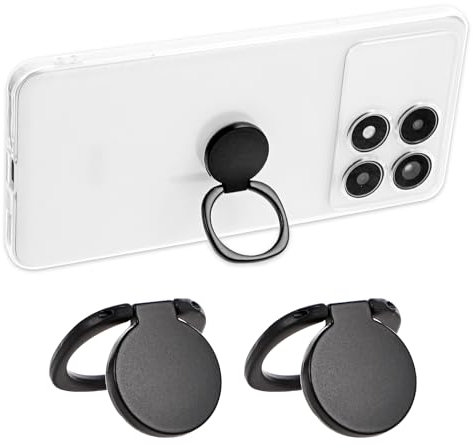 YUXIANLB 2 Stück Handy Ring Halterung, Handyringhalterung 360° Drehung Handy Griff Halter Fingerhalter für Handy Phone Smartphone