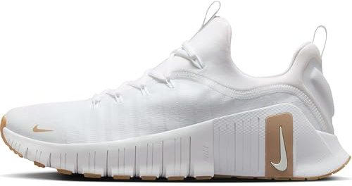 Nike Workout-Schuh Nike Free Metcon 6 Workout-Schuh Für Herren, White/Hemp-Gum Light Brown, FJ7127-105, 46 EU (12 US)