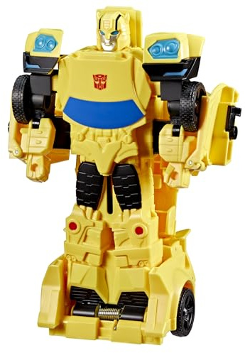 Transformers Smash Changers Bumblebee Action Figure, Changes from Robot Toy to Car Toy, Ages 6+