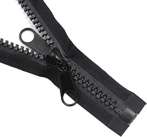 KRXSOBNV, Cerniera con Doppio cursore for Sacchi a Pelo, Tenda for Bagagli, Cerniera Lunga, Accessori for Cucire Fai da Te, 1 pz,Cerniere Lampo(70cm)