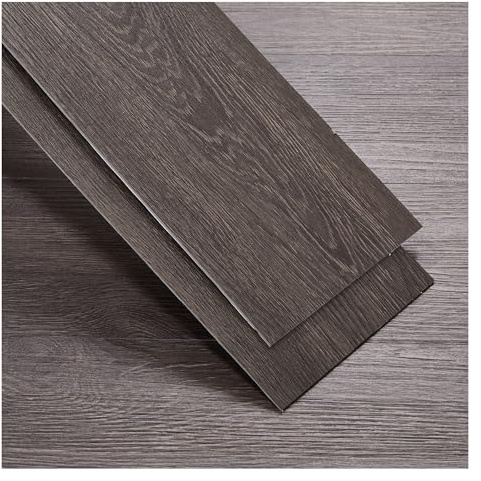 INMOZATA Floor Tiles Self Adhesive, 36-Pack, 5.02 Sq M Coverage, 91.5cm x 15.2cm Wood Plank, 2mm Thick Waterproof Peel and Stick Flooring for Kitchen, Bathroom, Bedroom, Living Room(Walnut)