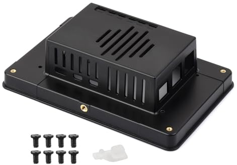 Waveshare Protective Case For Raspberry Pi 5inch Touch Display 2 And Pi5, Compatible With Multiple 5inch Screens, Supports Installing RPi HATs, Reserved Rich Interfaces