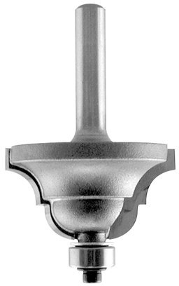 Makita 733281-A Router Bit 1/4-Inch Double Roman Ogee, 2 Flute, 1/4-Inch SH, C.T.