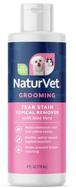 NaturVet Tearstain Remover Topical, 120 ml