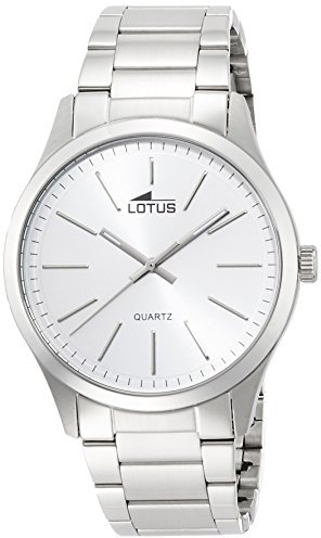 Lotus Reloj Hombre 15959/1 Minimalist Caja de Acero Inoxidable 316l Plateado Correa de Acero Inoxidable 316l Plateado