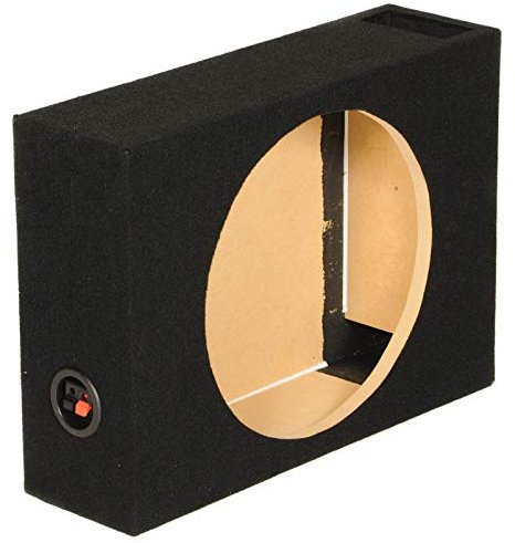 QPower SHALLOW110 - Caja de subwoofer con ventilación de 10 pulgadas