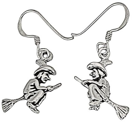 Hexen Ohrringe aus 925 Sterling Silber, Nr. 11