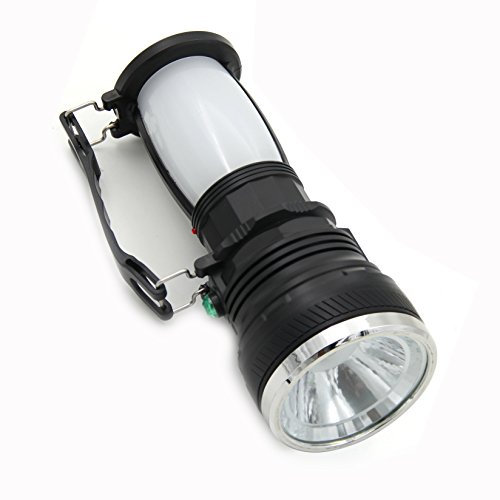 OFKPO - Linterna para camping portátil y plegable, uso exterior, recarga USB y solar, para senderismo y camping