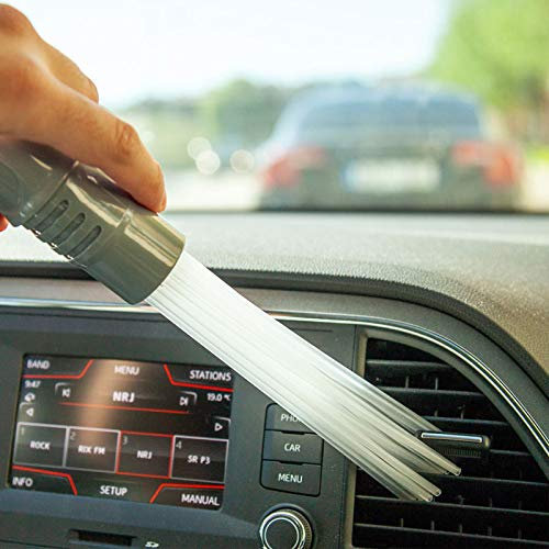 Shop Story - Endstück universal für Rohre Staubsauger - Zubehör mit 30 Röhren Flexible für Saugen Staub in kleiner Winkel, kleine oberflächen Luftloch Schublade Öffnungen Lüftung Auto