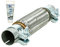 ECD Germany Tuyau Flexible Universel - Acier Inoxydable - Verrouillage Réparation D'échappement 45 x 200 mm et 2 Pinces Montage sans Soudure avec Pâte de Montage 60 g