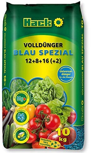 Hack Blaudünger Spezial NPK 12+8+16 (+2) 10 kg