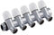 Collettore Con Rubinetto D'arresto 5 Vie Da 3/4 X 1/2 In Ottone Tiemme