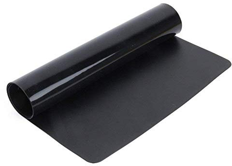 Cooking Mat Non Stick Oven Liners Reusable Silicone Heat Resistant Baking Mat Sheet (Black)