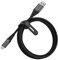 OtterBox Cable Reforzado Premium de Nylon USB-A a USB-C, Cable de Carga para Smartphone e Tablet, Ultra Resistente, testeado para doblados y torsiones, 2M, Negro