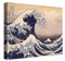 PICANOVA – Katsushika Hokusai – The Great Wave Off Kanagawa 40x30cm – Bild auf Leinwand – Premium Kunstdruck Auf 2cm Holz-Keilrahmen Für Schlaf- Und Wohnzimmer – Klassische Kunst