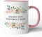 Kaffee-Tasse Schimpfwörter Beleidigung Ironie Geschenk-Tasse Geburtstag lustige Büro-Tasse - Spülmaschinenfest - beidseitig Bedruckt (Tasse Rosa, Ich bin nur zum Pöbeln hier.)
