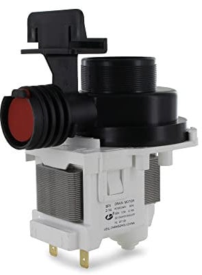 DL-pro Pompa di scarico per AEG Electrolux Juno Zanker Privileg Vestel Leonard 14000073801/7 140000738017 per AEG ÖKO Favorit Leili con testa della pompa per lavastoviglie